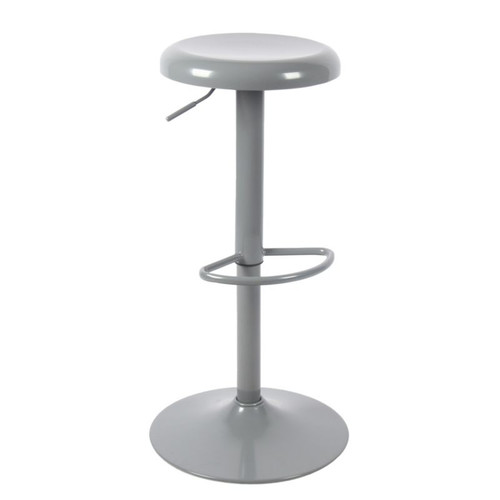 Bar Stool Gumbo, metal, grey