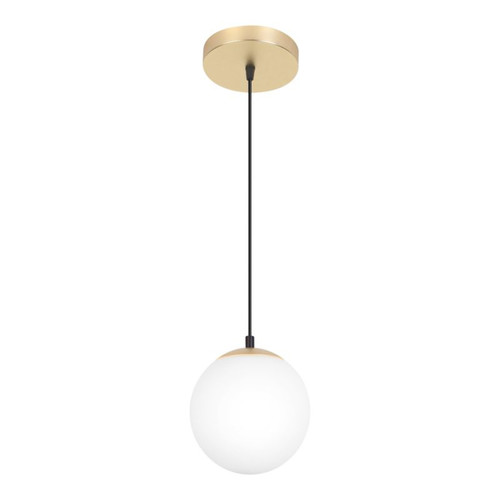 GoodHome Pendant Lamp Dorres E14 IP44, matt gold