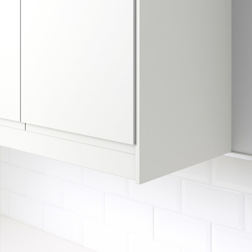 FÖRBÄTTRA Rounded deco strip/moulding, matt white, 221 cm