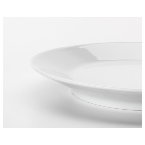 IKEA 365+ Side plate, white, 15 cm