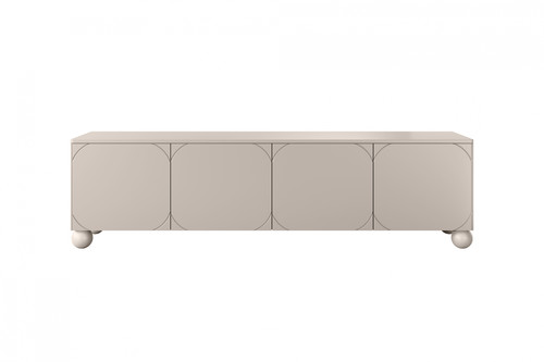 TV Cabinet Sonatia II 200 cm, with 2 internal drawers, cashmere