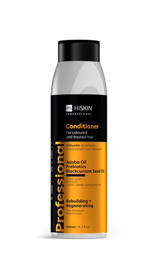 HISKIN Professional Conditioner For Coloured And Treated Hair - Rebuilding + Regenerating 400 ml