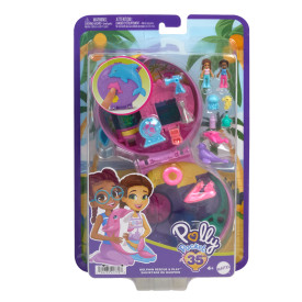 Polly Pocket Dolphin Rescue & Play Compact HWN96 4+