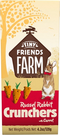 Tiny Friends Farm Russell Rabbit Crunchers 120g