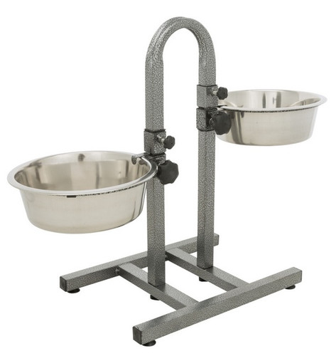 Trixie Adjustable Stand with 2.8L Bowls for Dogs