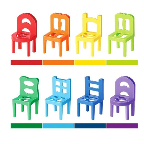 Askato Educational Building Blocks Chairs 40pcs 3+