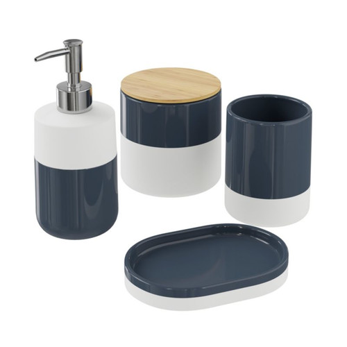 GoodHome Soap Dish Koros, dark blue