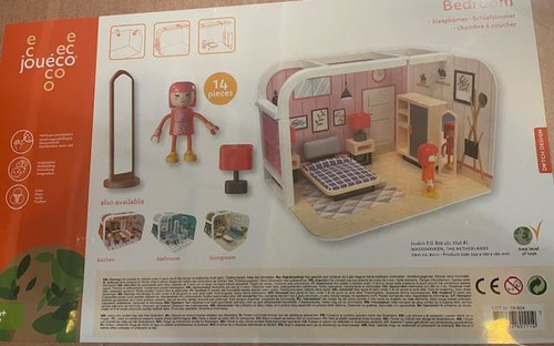 Joueco Mini Bedroom Playset 3+