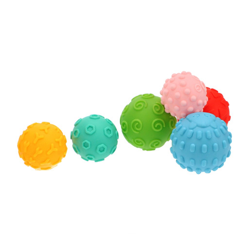 Bam Bam Textured Ball Set 6pcs 6m+