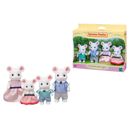 Sylvanian Families Marshmallow Mouse Family 3+