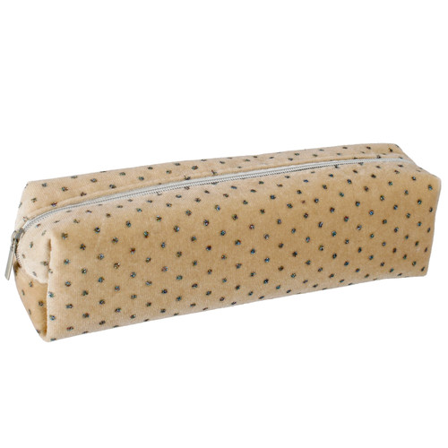 Tube Pencil Case Beige Cristal