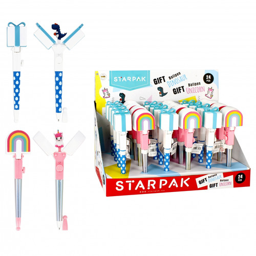 Starpak Gift Ballpen Dinosaur/Unicorn 24pcs