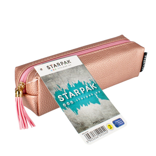 Pencil Case Fringe, pink