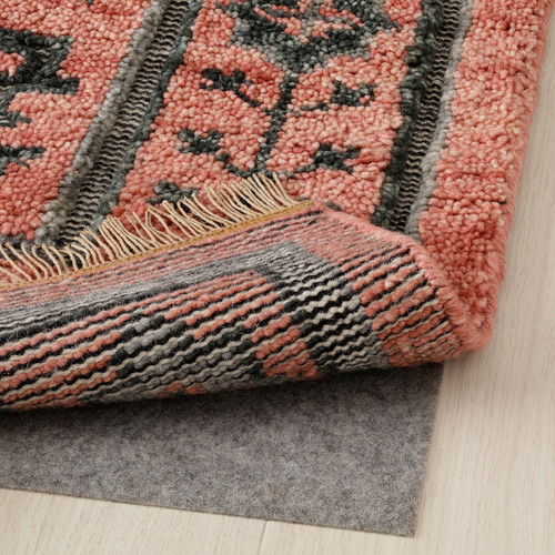 ISGRÄS Rug, low pile, multicolour, 60x90 cm