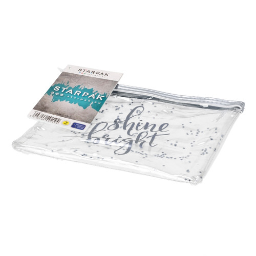 Pencil Pouch Gloss Silver