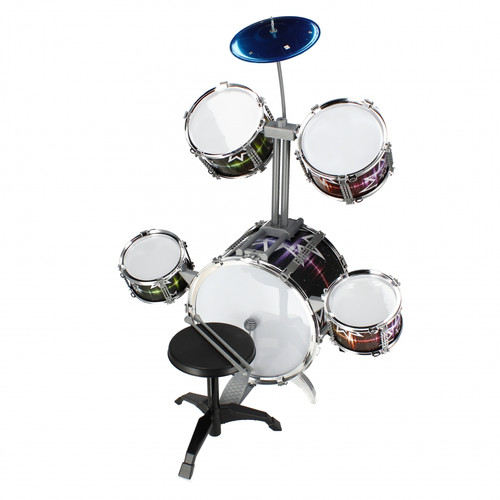 Jazz Music Drum Set, assorted colours, 3+