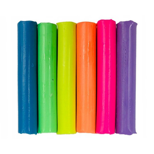 Plasticine Neon 6 Colours