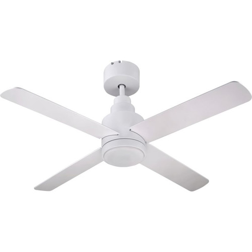 GoodHome Ceiling Fan Light Burbank 106 cm CCT DIM, white