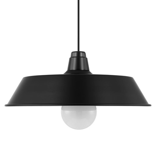 GoodHome Pendant Lamp Gammuse E27, black