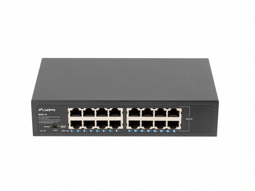 Lanberg Switch 16X1GB Gigabit Ethernet Rack RSGE-1