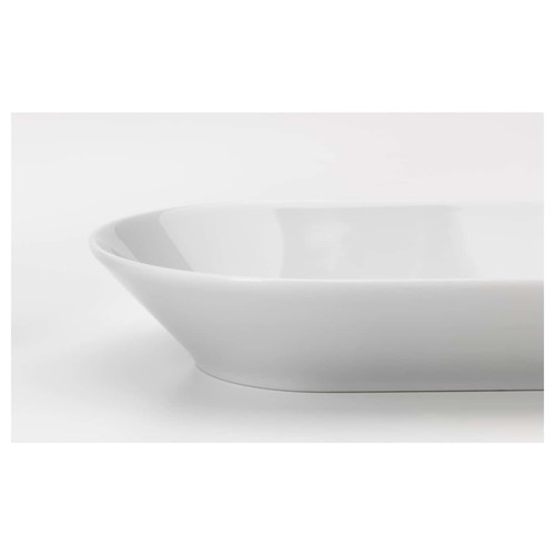 IKEA 365+ Serving plate, white, 31x17 cm