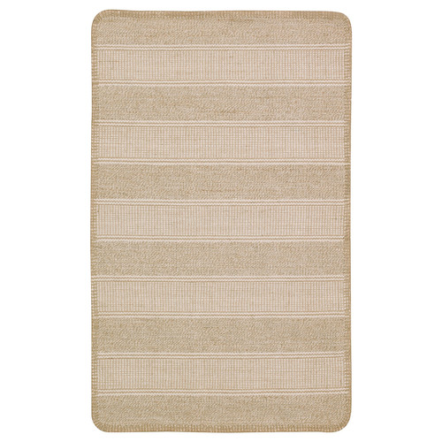 KLEJS Rug, flatwoven, beige-white, 50x80 cm