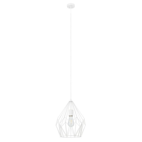 GoodHome Pendant Lamp Phobeto E27, white