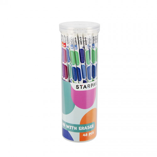 HB Pencil with Rubber Set of 48pcs Multiplication Table