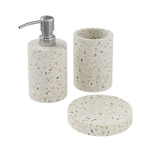 GoodHome Soap Dispenser Elland, terrazzo