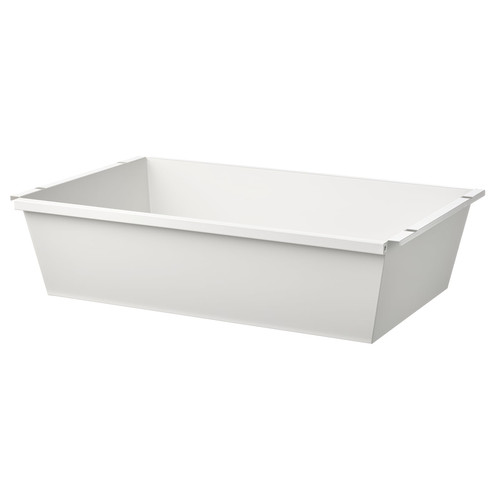 JOSTEIN Container, white/in/outdoor, 60x40x15 cm