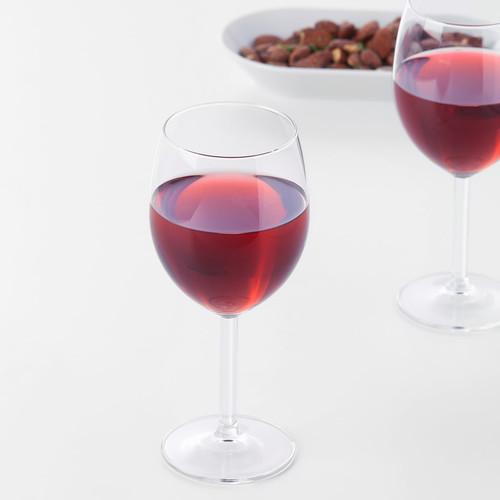 SVALKA Red wine glass, 30 cl, 6 pack