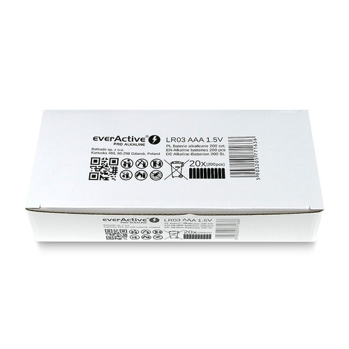 EverActive Alkaline LR03/AAA Batteries 10 pack