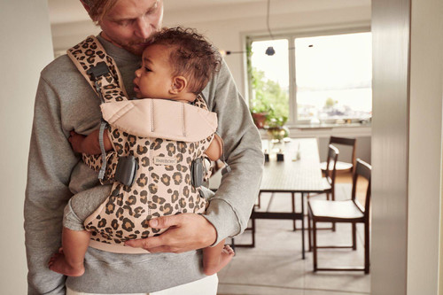 BABYBJÖRN - Baby Carrier ONE AIR, Beige/Leopard 0-36m