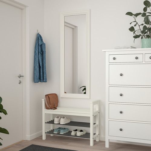 TOFTBYN Mirror, white, 52x140 cm