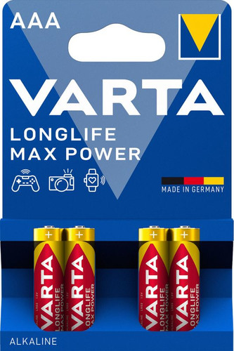 Varta Battery Max Tech AAA 4-pack