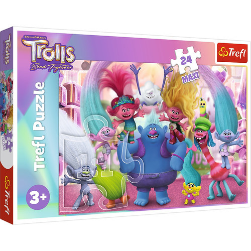 Trefl Children's Maxi Puzzle Trolls 24pcs 3+