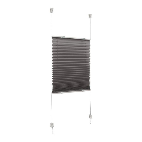 Pleated Blind Colours Caprera 57 x 150 cm, grey