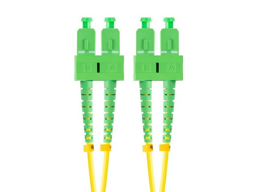 Lanberg Fiber Optic Patchcord Sm Sc/Apc-Sc/Apc Duplex 3.0mm 1m, yellow