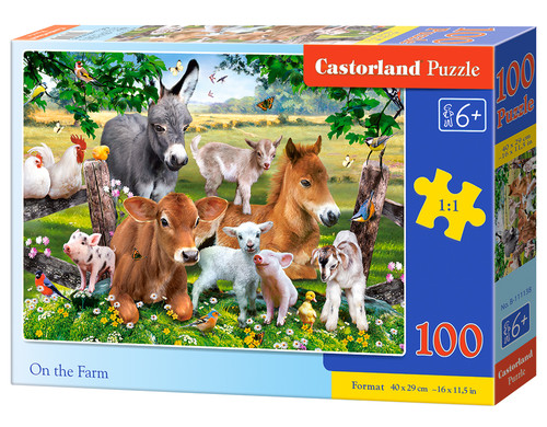 Castorland Children's Puzzle On the Farm 100pcs 6+