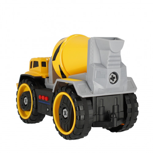 DIY Cement Mixer Truck with Light & Sound 3+