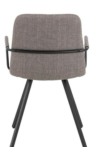 Dining Chair with Armrests Selina, dark grey