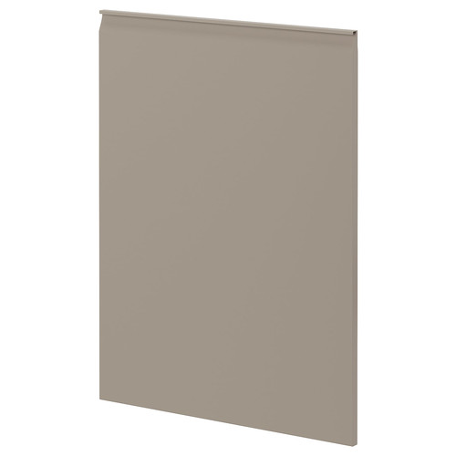 METOD 1 front for dishwasher, Upplöv matt dark beige, 60 cm