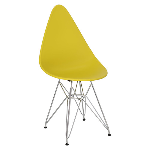 Dining Chair Rush DSR, yellow