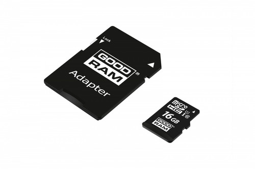 Goodram microSDHC Card 16GB CL10 + Adapter