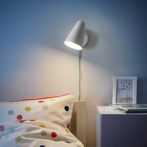 FUBBLA LED wall lamp, white