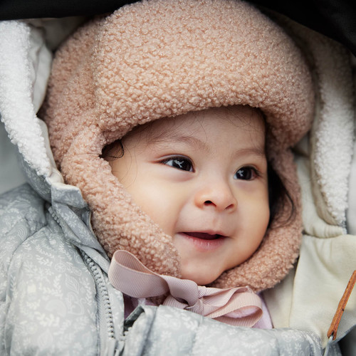 Elodie Details Winter Cap - Pink Bouclé, 3-100 years