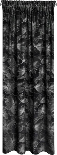 Curtain Stella 140 x 300 cm, black/silver