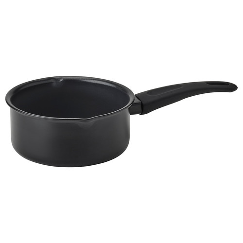 HEMLAGAD Saucepan, black, 1 l