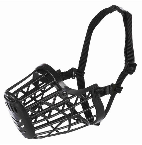 Trixie Plastic Muzzle Size 1 XS, black