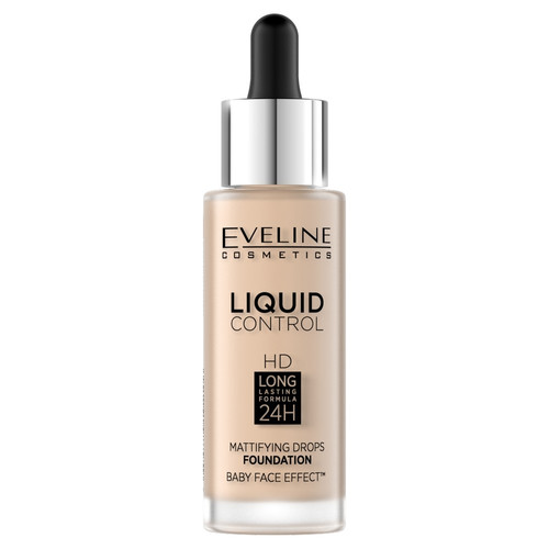 Eveline Foundation with Dropper Liquid Control HD 001